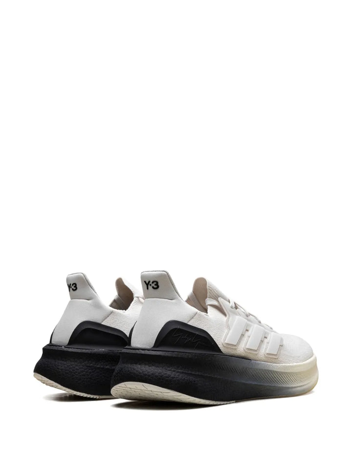adidas Y-3 Ultraboost 23 Knit Sneakers — Off-White — Size US M 6 - US W 7.5 — Back View