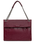 Orciani Midi Venus Gotham Leather Chain Strap Shoulder Bag — Same as shown — Size One Size — Front View