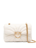 Pinko Quilted Bird Embellished Shoulder Bag — Same as shown — Size One Size — Front View