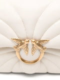 Pinko Quilted Bird Embellished Shoulder Bag — Same as shown — Size One Size — Top View