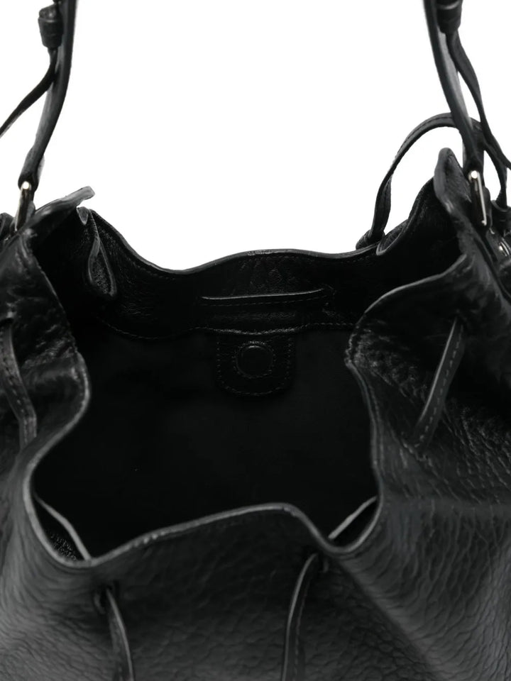 Isabel Marant Bolton Drawstring Leather Shoulder Bag — Same as shown — Size One Size — Detail View