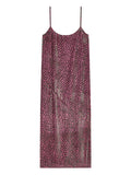 Dries Van Noten Polka Dot Pattern Midi Dress — Pink — Size S — Front View
