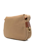 Brady Ariel Leather Trimmed Shoulder Bag — Same as shown — Size One Size — Back View