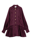 Aje Alexia Mini Dress — Red — Size S — Front View