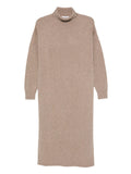 Max Mara Summer Cashmere Midi Dress — Brown — Size XS — Front View