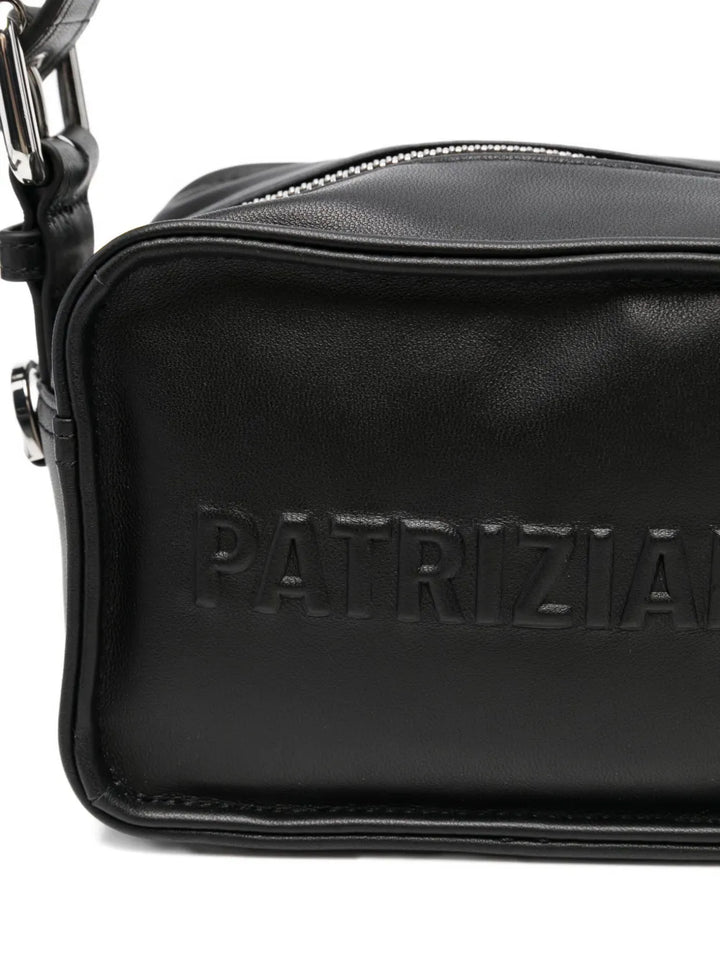 Patrizia Pepe Logo Embossed Shoulder Bag — Same as shown — Size One Size — Back View