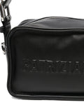 Patrizia Pepe Logo Embossed Shoulder Bag — Same as shown — Size One Size — Back View