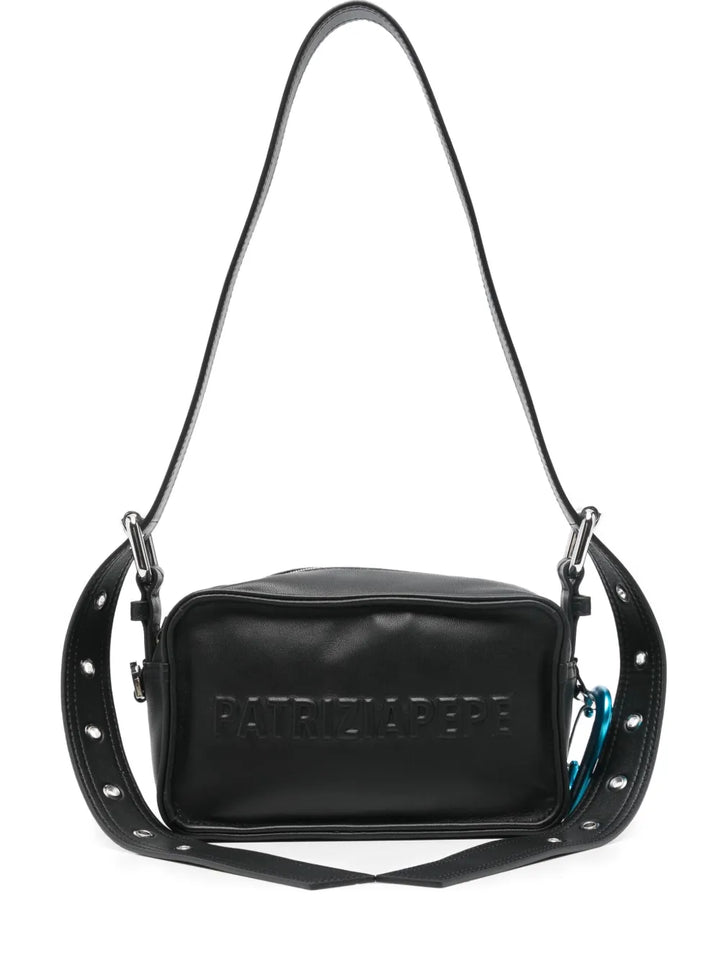 Patrizia Pepe Logo Embossed Shoulder Bag — Same as shown — Size One Size — Front View