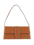 Jacquemus The Long Bambino Leather Flap Closure Shoulder Bag — Same as shown — Size One Size — Side View