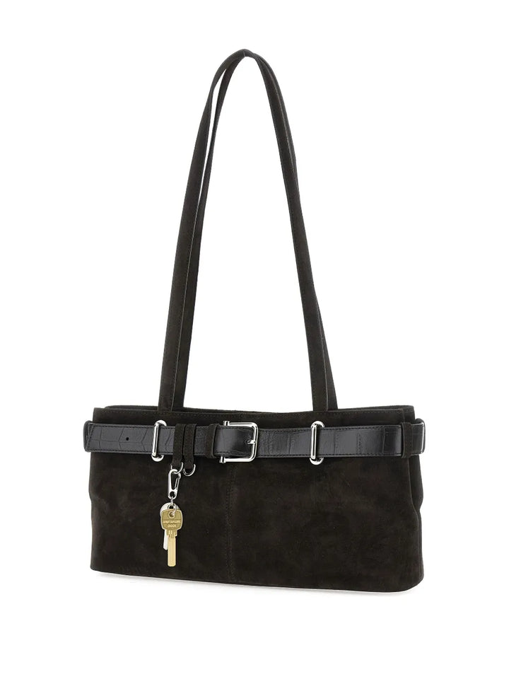 Osoi Small Brocle Suede Belt Shoulder Bag — Same as shown — Size One Size — Back View