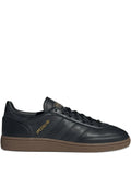 adidas Handball Spezial Leather Sneakers — Black — Size US M 8.5 - US W 10 — Front View