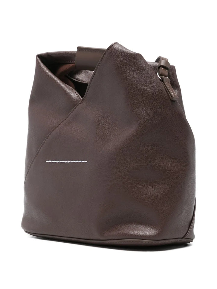 Mm6 Maison Margiela Diagonal Seam Shoulder Bag — Same as shown — Size One Size — Back View