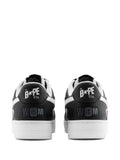 A Bathing Ape?Sta Shark #3 Sneakers — Black — Size US M 3.5 - US W 5 — Back View