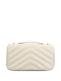 Saint Laurent Medium Loulou Quilted Cassandre Logo Shoulder Bag — Same as shown — Size One Size — Side View