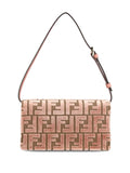 Fendi Medium Baguette Jacquard Velvet Shoulder Bag — Same as shown — Size One Size — Side View