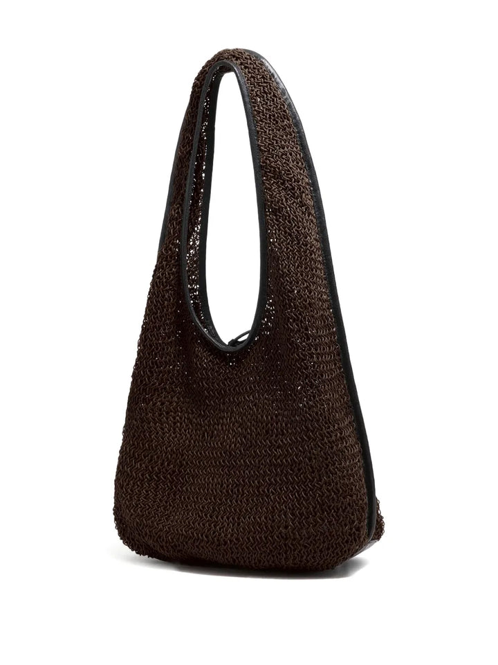 Bimba Y Lola Leather Trimmed Shoulder Bag — Same as shown — Size One Size — Top View