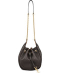 Saint Laurent Paris Drawstring Chain Bucket Bag — Same as shown — Size One Size — Front View