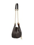 Saint Laurent Paris Drawstring Chain Bucket Bag — Same as shown — Size One Size — Back View