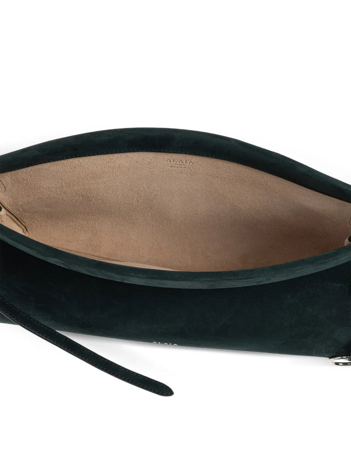 Alaia Medium Le Click Ring Charm Shoulder Bag — Same as shown — Size One Size — Top View