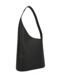 Aesther Ekme Grained Leather Shoulder Bag — Same as shown — Size One Size — Back View