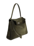 Balenciaga Medium Rodeo Top Handle Suede Shoulder Bag — Same as shown — Size One Size — Back View