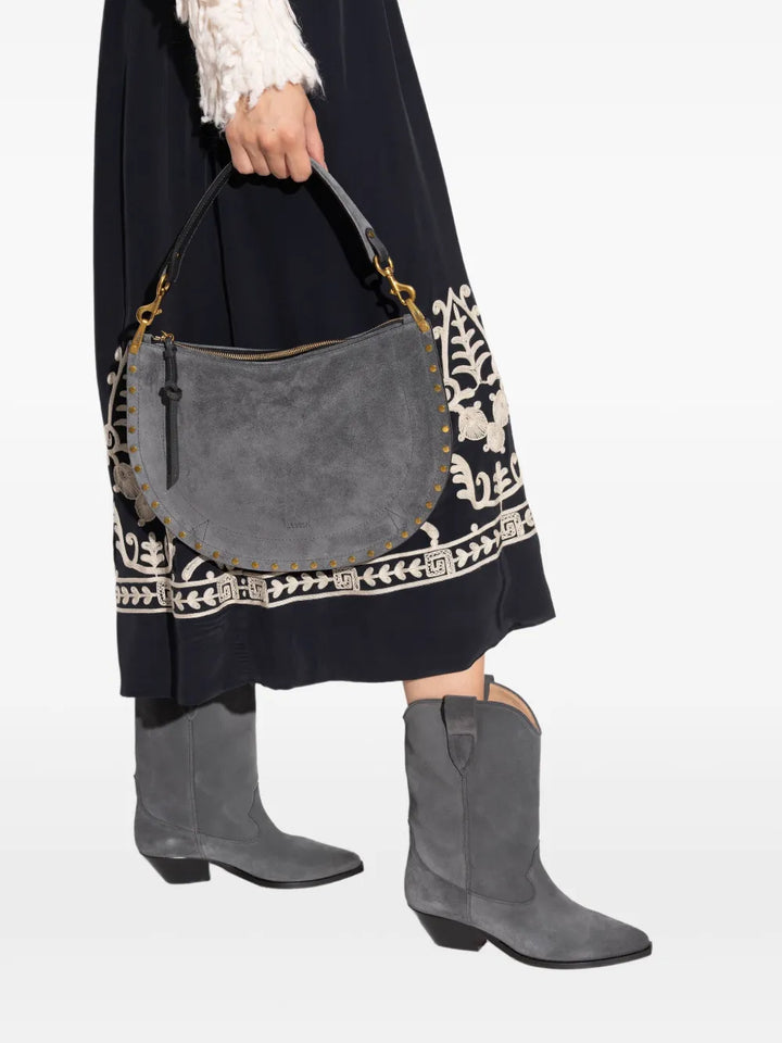 Isabel Marant Studded Shoulder Bag — Same as shown — Size One Size — Side View
