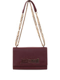 Just Cavalli Logo Lettering Cross Body Bag — Same as shown — Size One Size — Front View