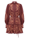 Alemais Seraphina Dress — Red — Size S — Front View