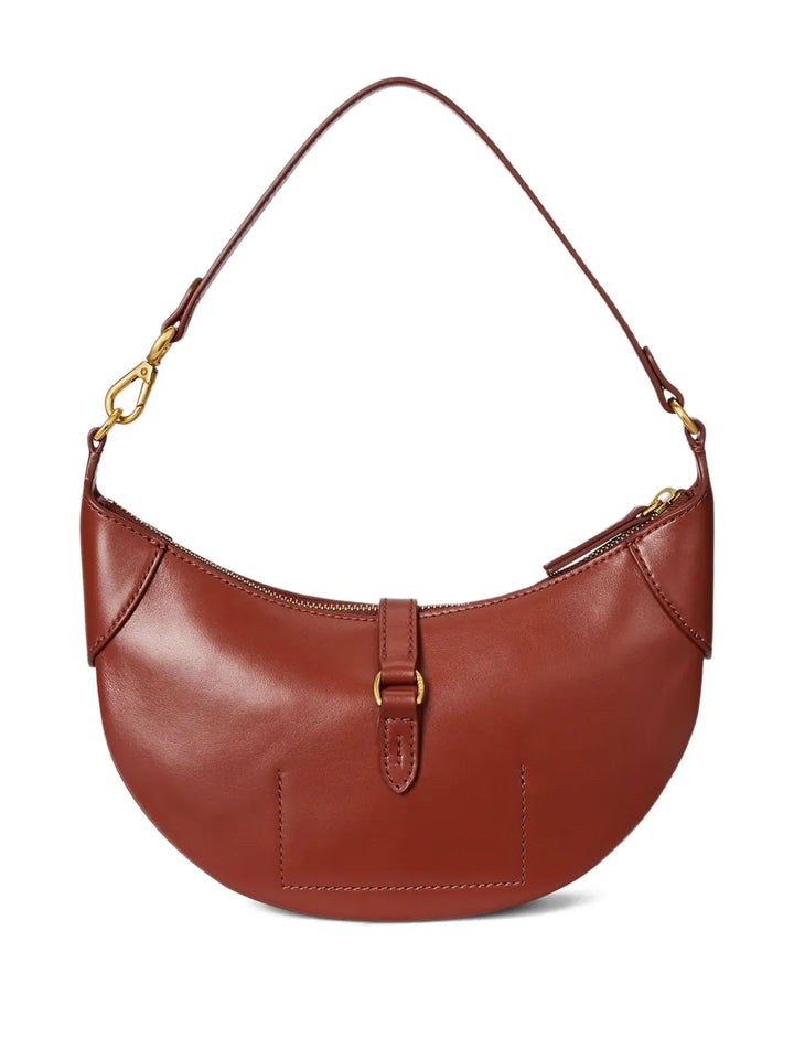 Polo Ralph Lauren Leather Shoulder Bag — Same as shown — Size One Size — Side View