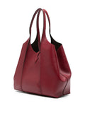 Tods T Logo Leather Shoulder Bag — Same as shown — Size One Size — Back View