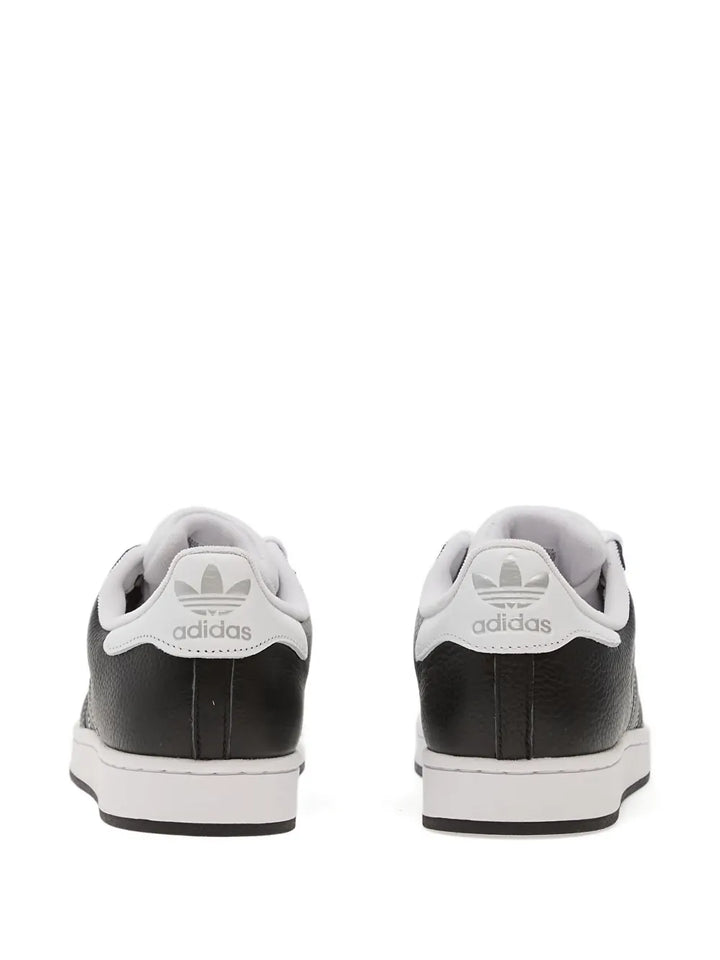 adidas Shell-Toe Three-Stripe Trainers — Black — Size US M 9 - US W 10.5 — Back View