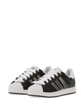 adidas Shell-Toe Three-Stripe Trainers — Black — Size US M 9 - US W 10.5 — Side View