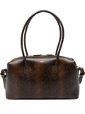 Yuzefi Brioche Leather Shoulder Bag — Same as shown — Size One Size — Front View