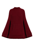 Max Mara Astoria Cape Pocket Mini Dress — Red — Size S — Front View
