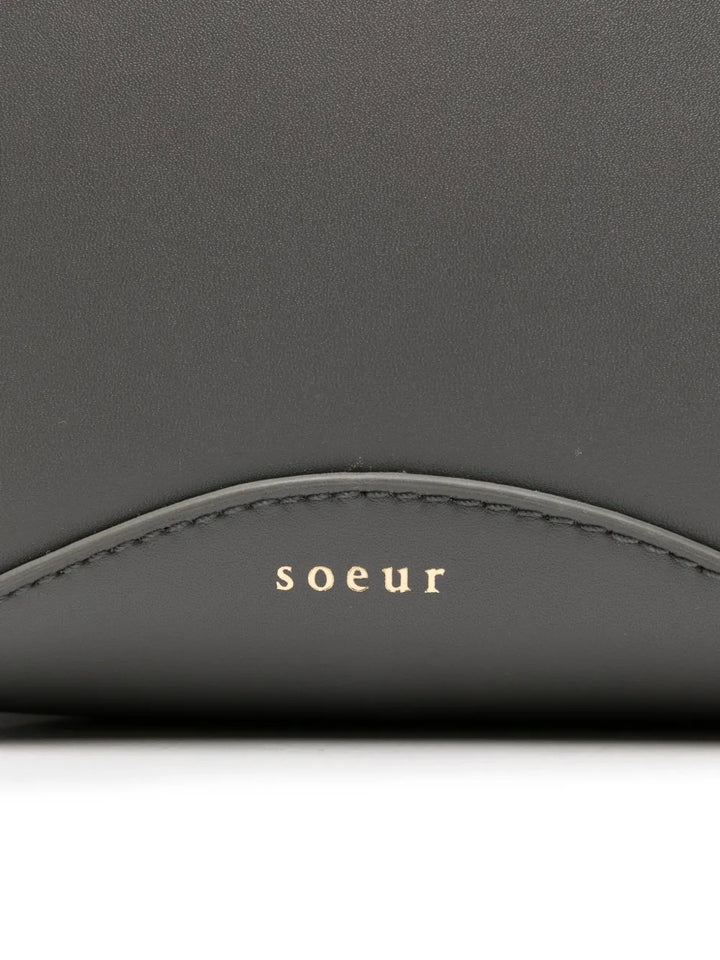 Soeur Leather Shoulder Bag — Same as shown — Size One Size — Back View