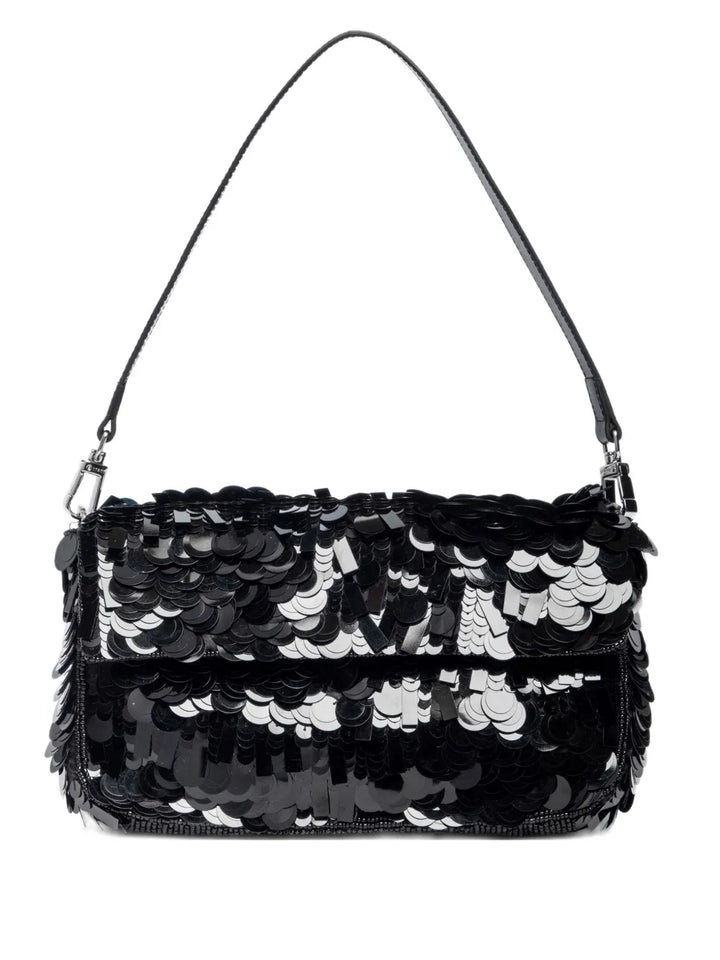 Staud Timmy Sequin Shoulder Bag — Same as shown — Size One Size — Front View