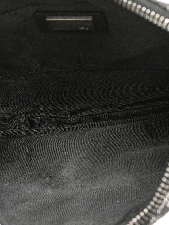 Fendi Pre Owned 2000 2010 Zucchino Denim Oyster Shoulder Bag — Same as shown — Size One Size — Detail View