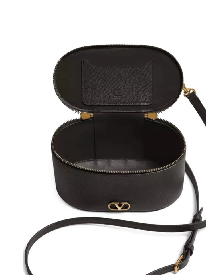 Valentino Garavani Grainy Leather Signature Vanity Mini Bag — Same as shown — Size One Size — Back View
