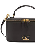 Valentino Garavani Grainy Leather Signature Vanity Mini Bag — Same as shown — Size One Size — Side View