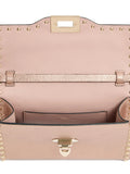 Valentino Garavani Small Rockstud Grainy Leather Crossbody Bag — Same as shown — Size One Size — Detail View