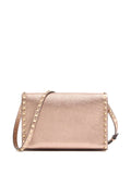 Valentino Garavani Small Rockstud Grainy Leather Crossbody Bag — Same as shown — Size One Size — Side View