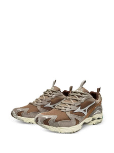Mizuno Wave Rider 10 — Brown — Size US M 3.5 - US W 5 — Back View