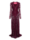Miau By Clara Rotescu Juniper Lace Long Sleeved Dress — Same as shown — Size XS — Front View