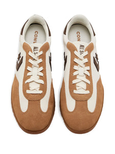 Converse Run Star Leather — Dark Brown — Size US M 3.5 - US W 5 — Top View
