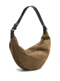 Lemaire Suede Leather Zip Shoulder Bag — Same as shown — Size One Size — Detail View