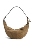 Lemaire Suede Leather Zip Shoulder Bag — Same as shown — Size One Size — Back View