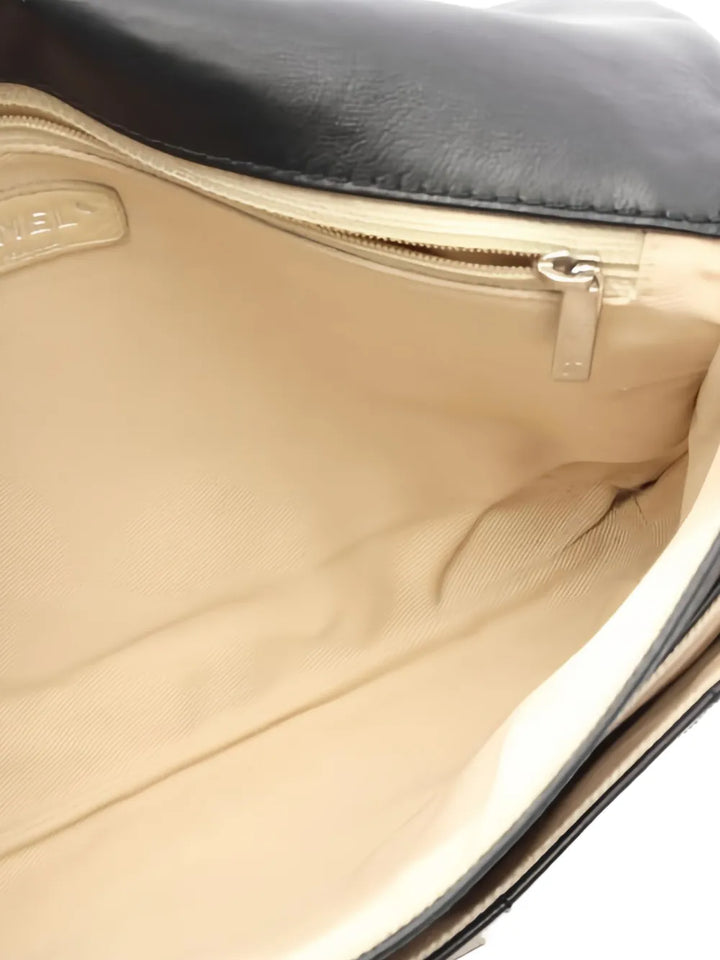 Chanel Pre Owned 2003 2004 255 Chocolate Bar Flap Closure Shoulder Bag — Same as shown — Size One Size — Top View