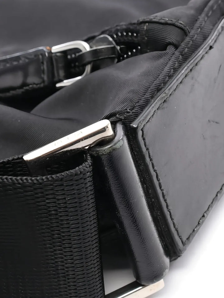 Prada Pre Owned Nylon Shoulder Bag — Same as shown — Size One Size — Top View