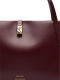Loulou Logo Print Leather Shoulder Bag — Same as shown — Size One Size — Back View