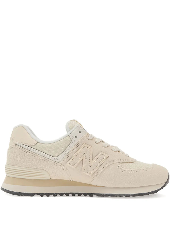 New Balance 574 — Beige — Size US M 3.5 - US W 5 — Front View